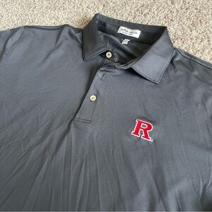 Peter Millar Summer Comfort Rutgers Jubilee University Short Sleeve Stretch Polo
